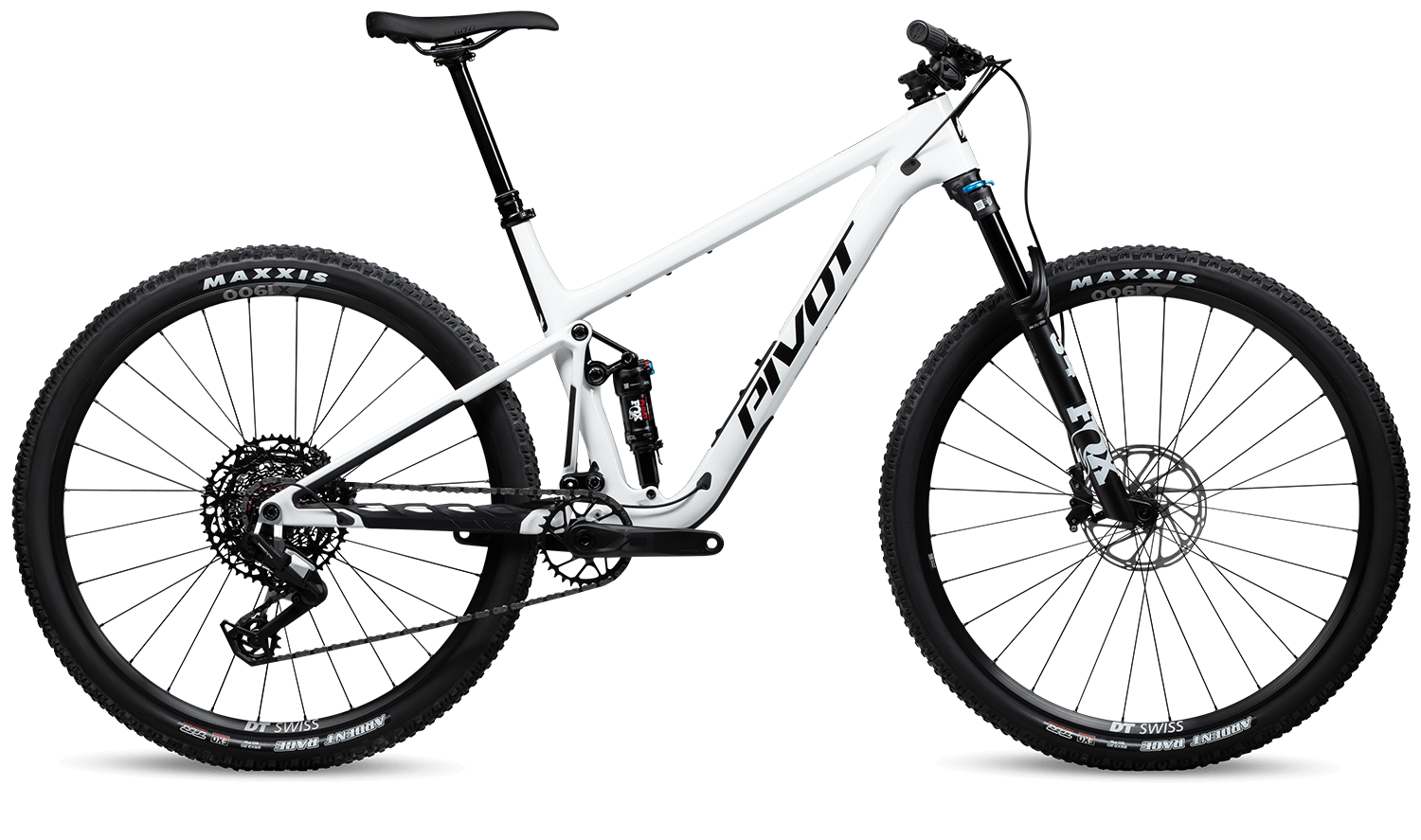 Pivot Mach 4 SL Ride in White Avalanche