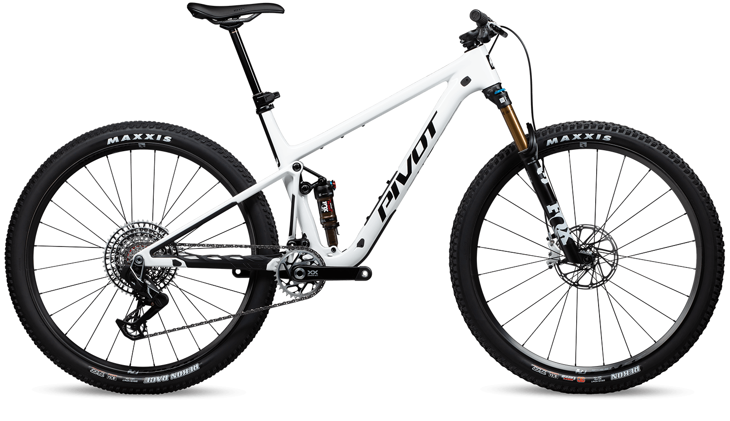 Pivot Mach 4 SL Team XX in White Avalanche