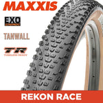 Maxxis Rekon Race Tyre - 29X2.35 - EXO / TR / Tanwall - Foldable 60 TPI E25 at Spoke N Trail