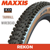Maxxis Rekon Tyre - 27.5X2.4 - EXO / Tanwall - Wire 60 TPI E25 at Spoke N Trail