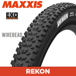 Maxxis Rekon Tyre - 27.5X2.6 - EXO - Wire 60 TPI E25 at Spoke N Trail