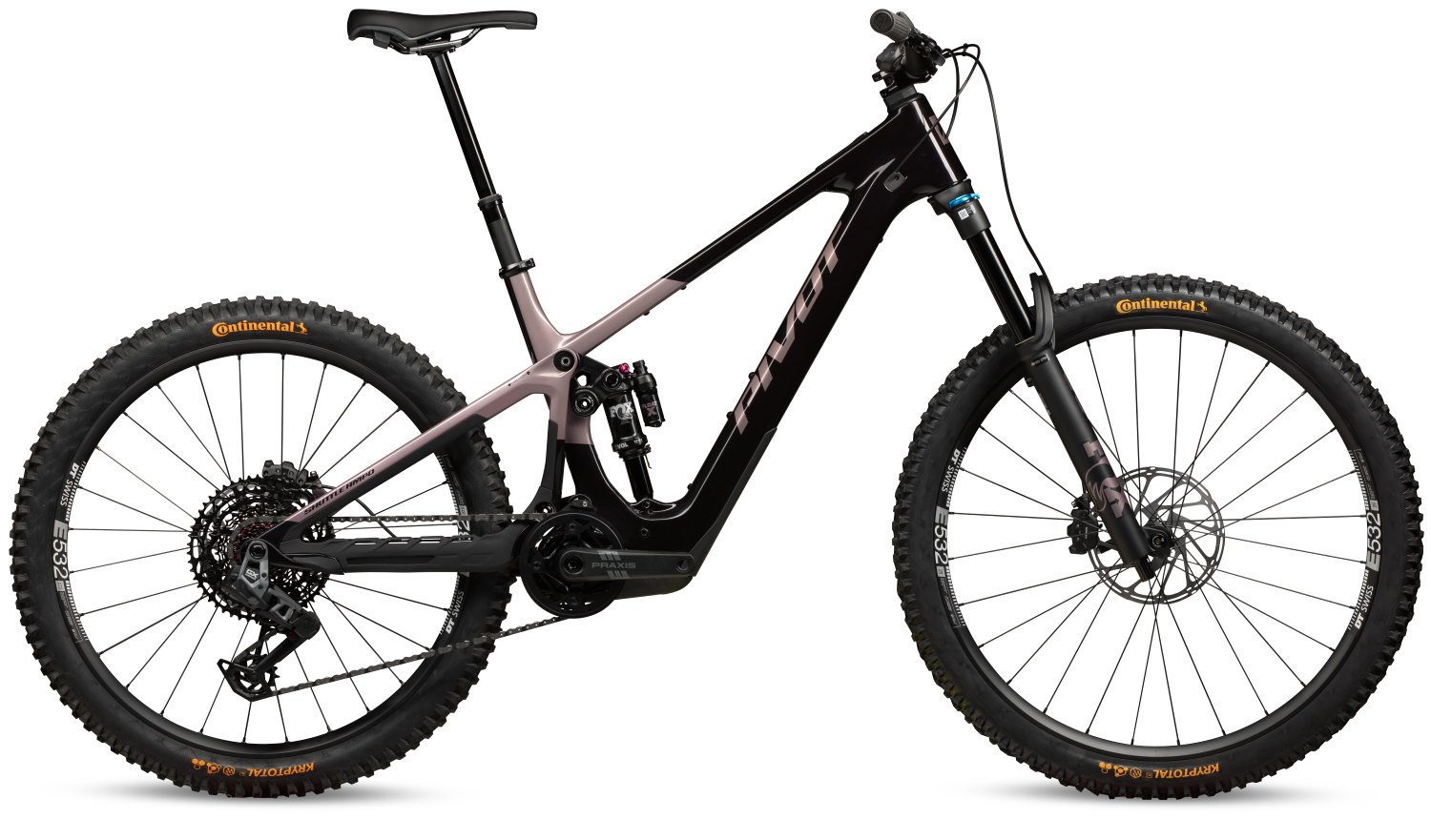 Pivot Shuttle AMP'd Ride GX in Burgundy Berry Freeze