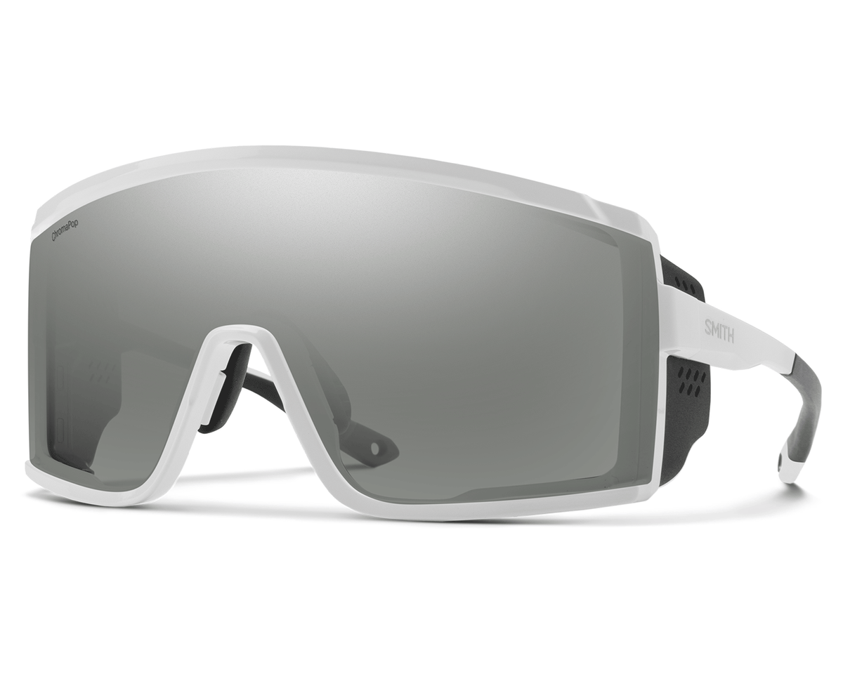 Smith Pursuit in White / ChromaPop Platinum Mirror