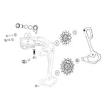 SRAM X0 T-Type Eagle AXS rear derailleur cage assembly kit