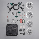 SRAM MOTIVE Ultimate Teal Splatter Expert Brakes Limited Edition Kit