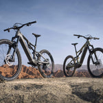 Amflow PR Carbon bikes on alpine terrain