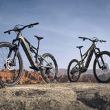Amflow PR Carbon bikes on alpine terrain