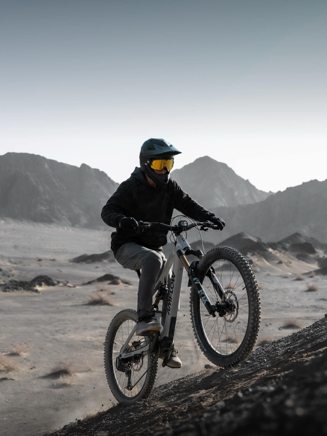Amflow PX Carbon trail riding action image